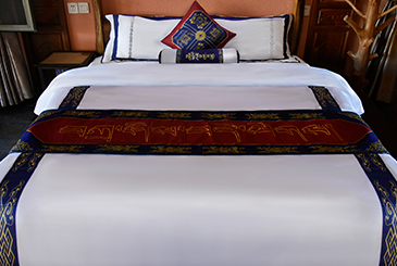 民宿酒店床上用品、藏族元素床上用品