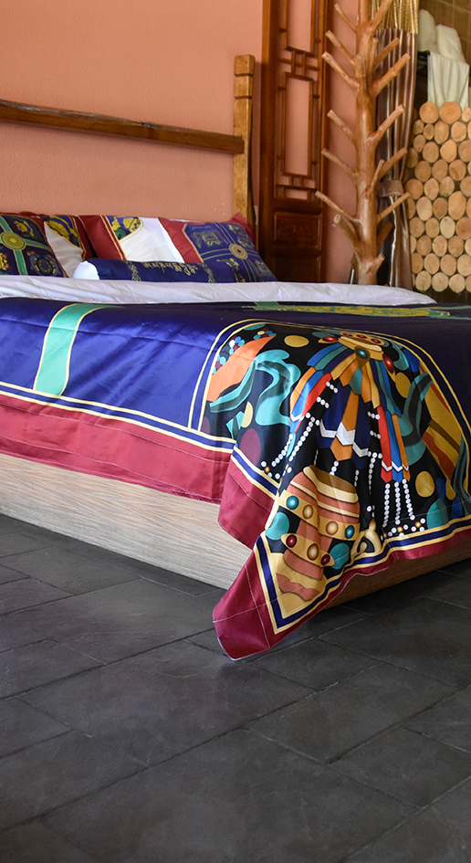 藏族風格床上用品、藏族民宿床上用品